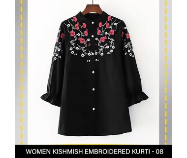 Women Kishmish Embroidered Kurti - 08 Women Kishmish Embroidered Kurti - 08